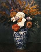Paul Cezanne Dahlias oil painting on canvas